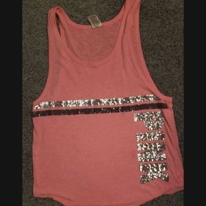 Pink tank top